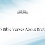 45 Bible Verses About Brothers