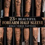 23+ Beautiful Forearm Half Sleeve Bible Verse Tattoos