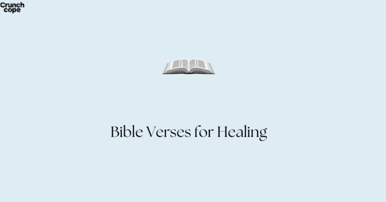 Bible Verses for Healing: 40 Powerful Scriptures for Strength, Comfort, and Recovery