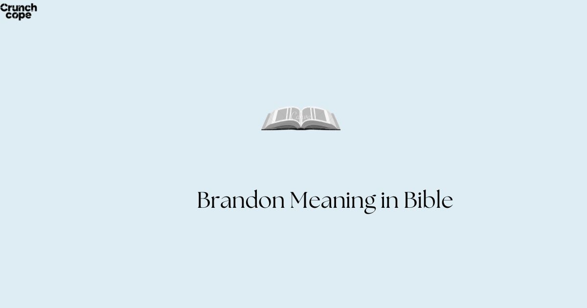 Brandon Meaning in Bible