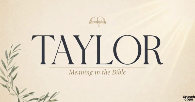 Taylor Meaning in Bible