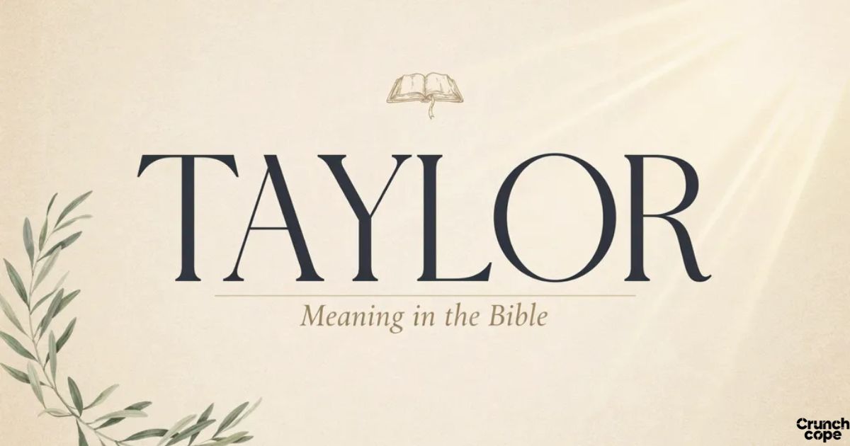 Taylor Meaning in Bible